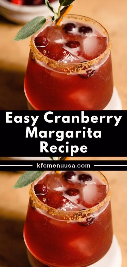 Easy Cranberry Margarita Recipe