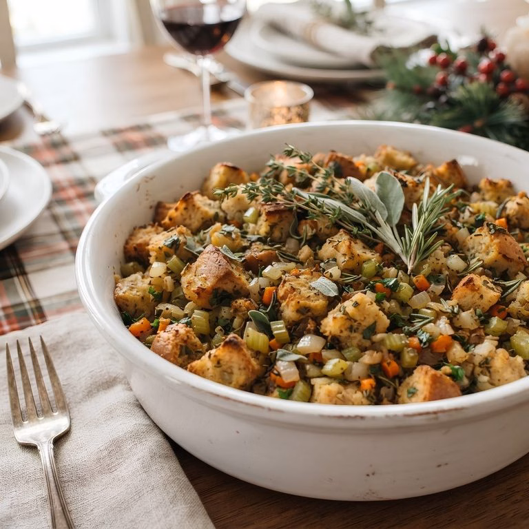 Easy Crockpot Stuffing Recipe