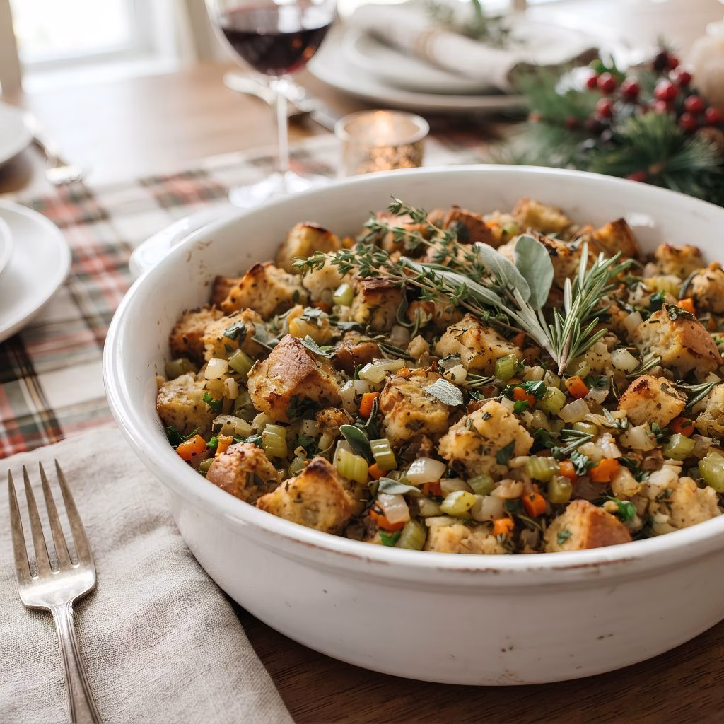 Easy Crockpot Stuffing Recipe