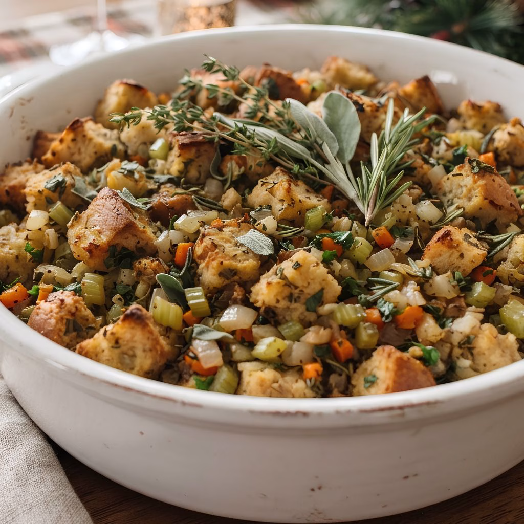 Easy Crockpot Stuffing Recipe