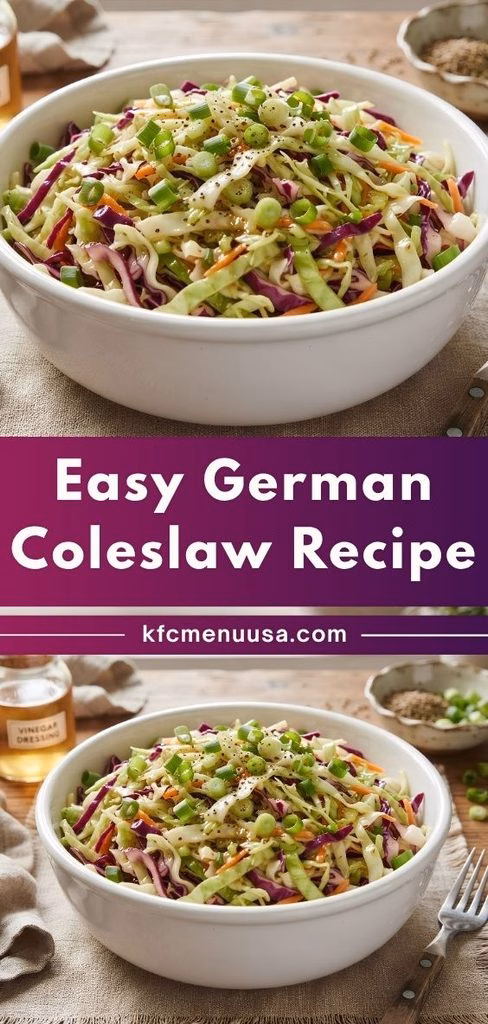 Easy German Coleslaw Recipe