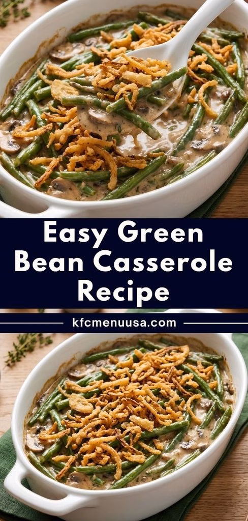 Easy Green Bean Casserole Recipe