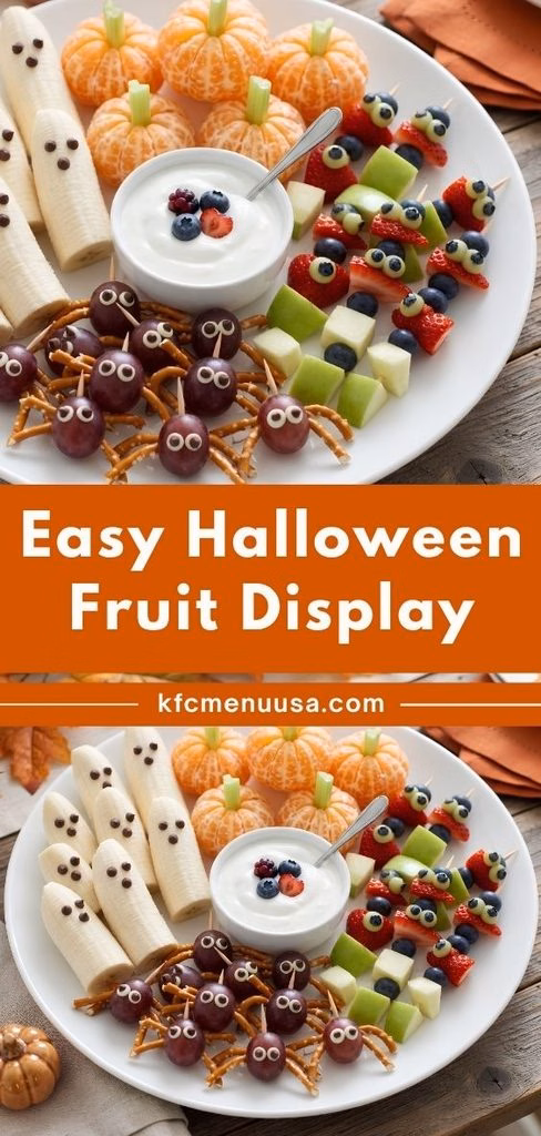 Easy Halloween Fruit Display Recipe