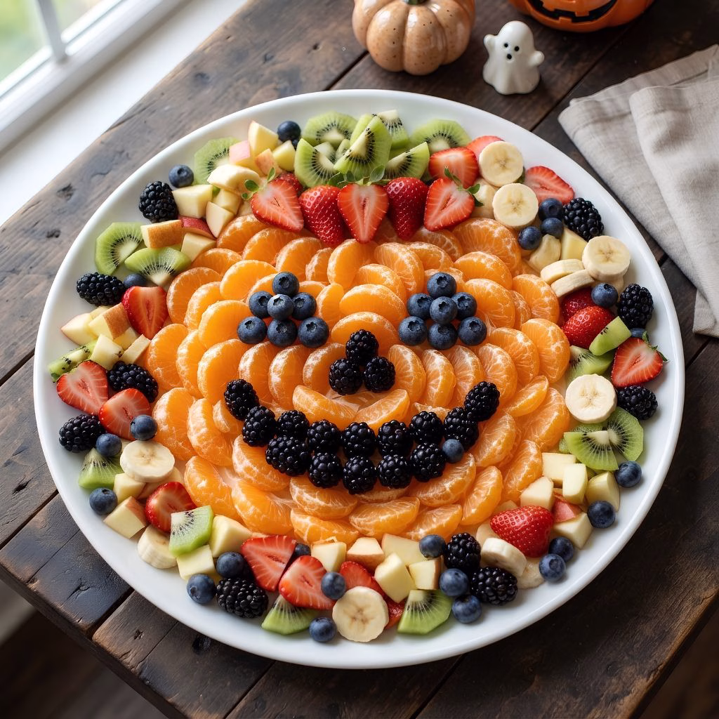 Halloween Fruit Platter for Kids