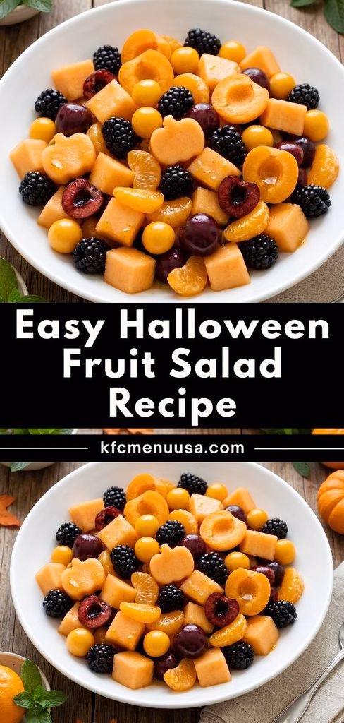 Easy Halloween Fruit Salad Recipe