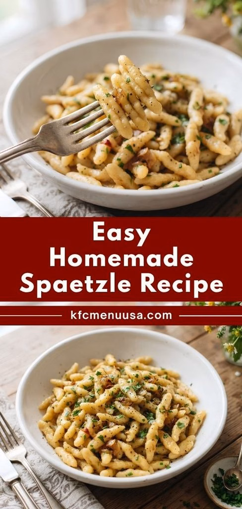 Easy Homemade Spaetzle Recipe