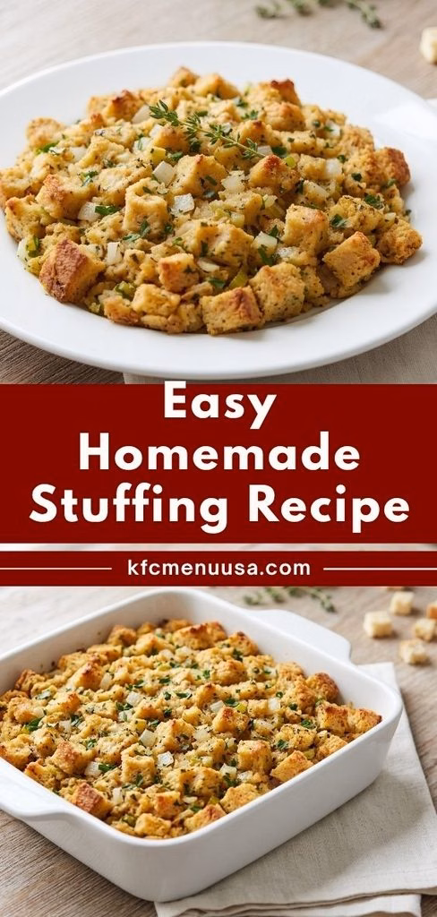 Easy Homemade Stuffing Recipe