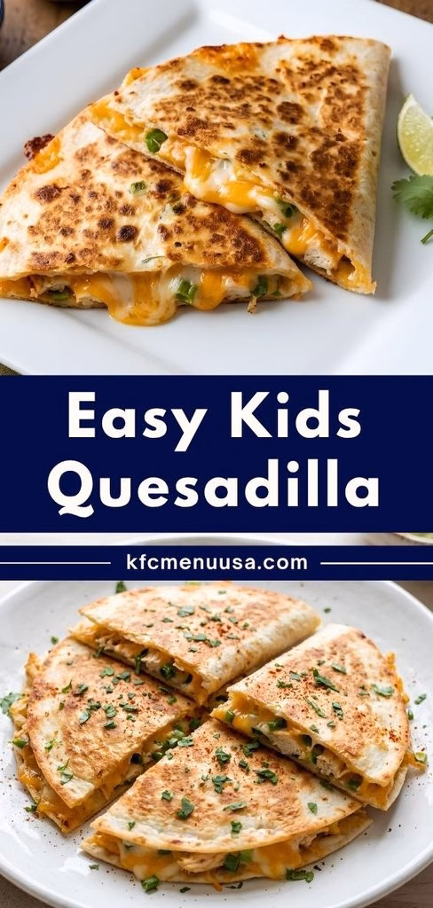 Easy Kids Quesadilla Recipe