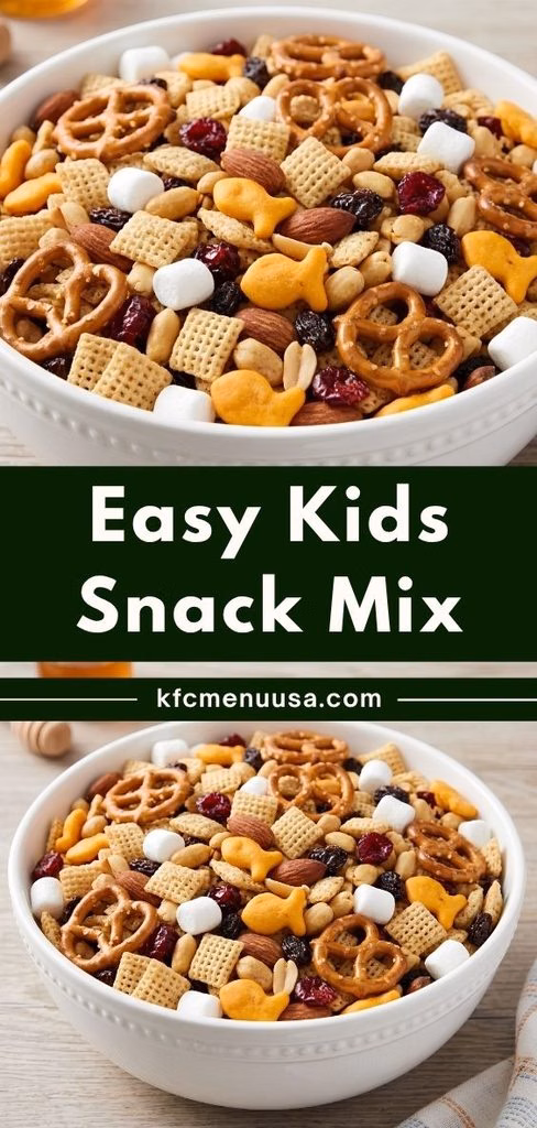 Easy Kids Snack Mix Recipe