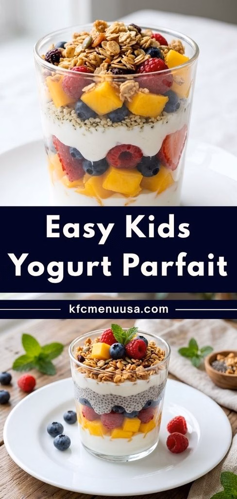 Easy Kids Yogurt Parfait Recipe