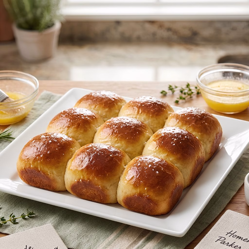 Easy Parker House Roll Recipe