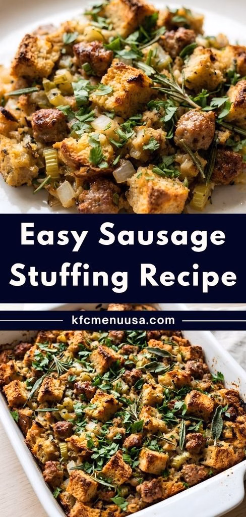 Easy Sausage Stuffing Recipe