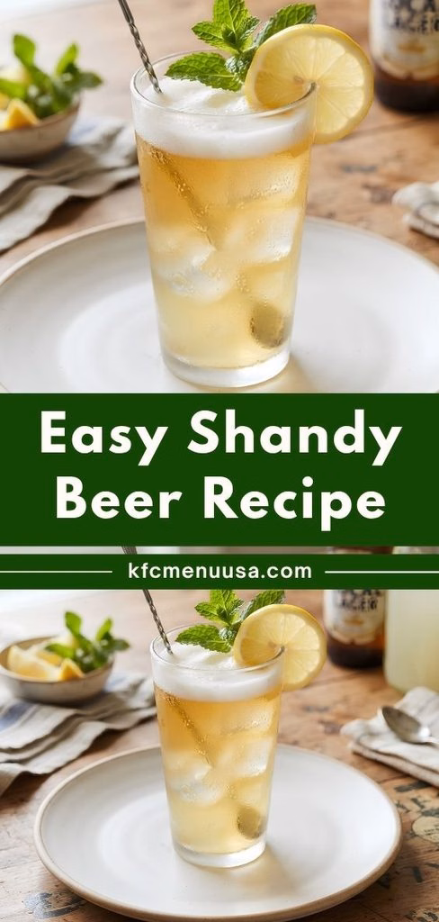 Easy Shandy Beer Recipe