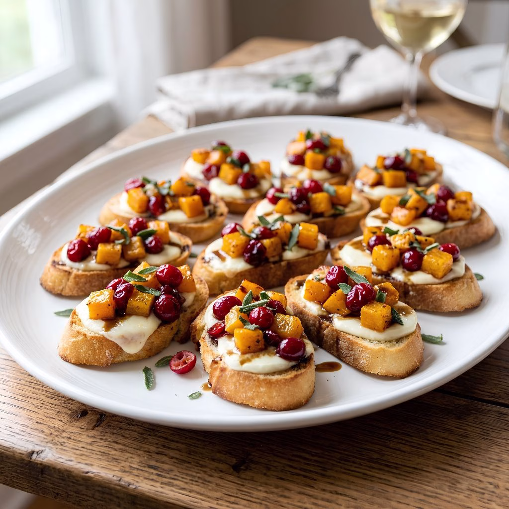 Easy Thanksgiving Bruschetta Recipe