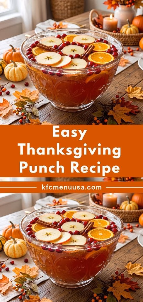 Easy Thanksgiving Punch Recipe