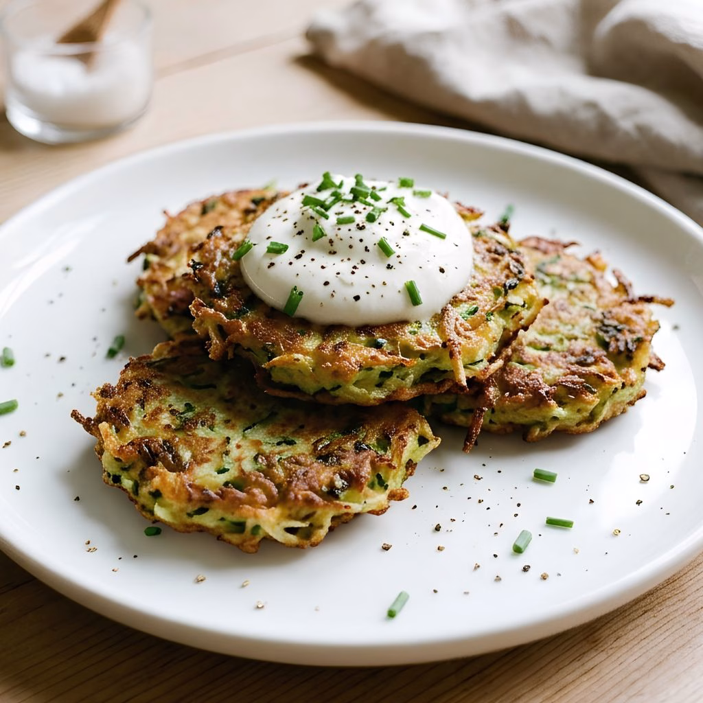 Easy Zucchini Latkes Recipe