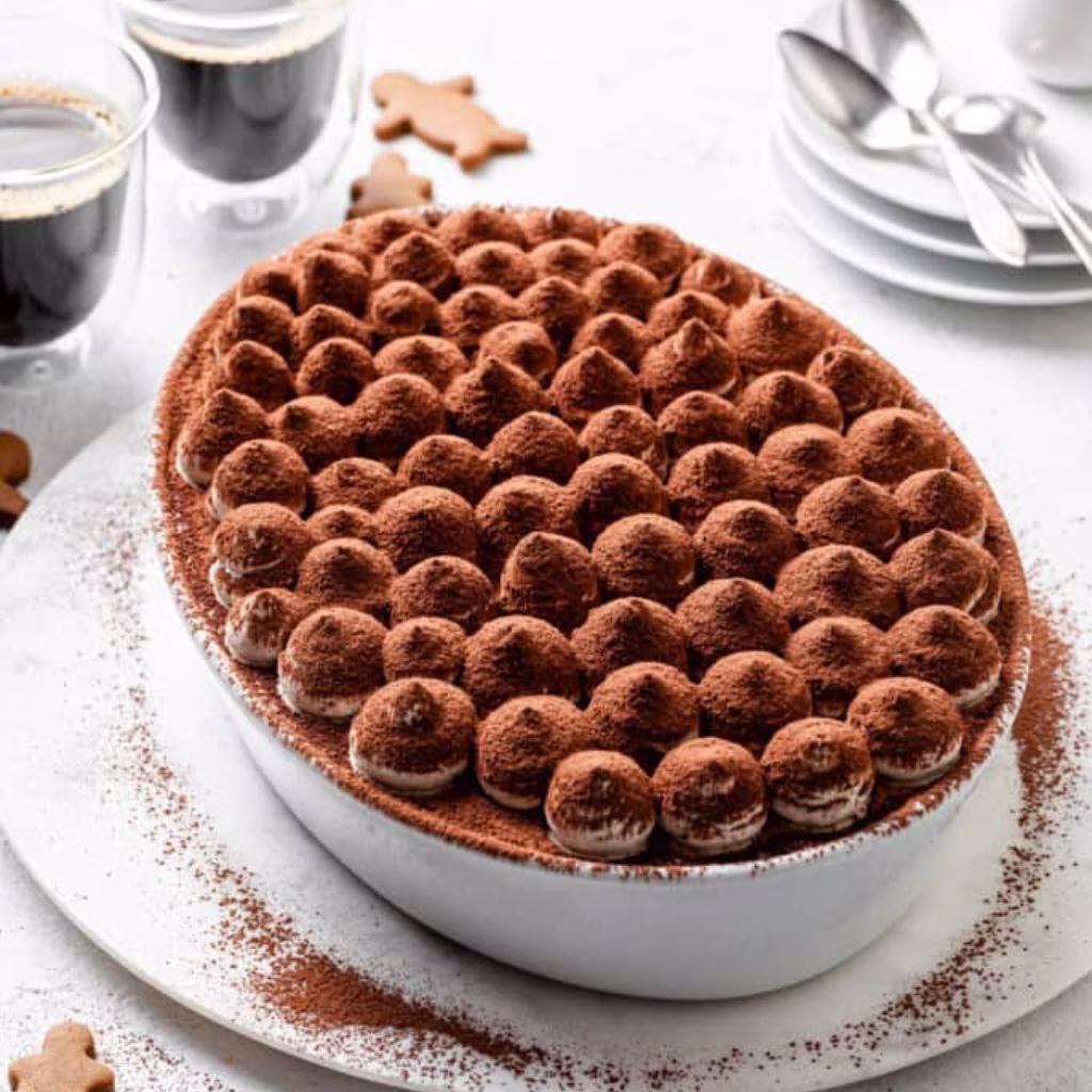 Eggless Gingerbread Tiramisu (Vegan)