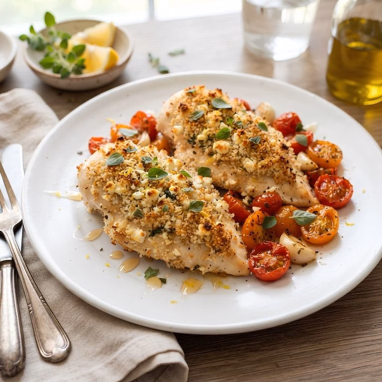 Feta Crusted Chicken Recipe