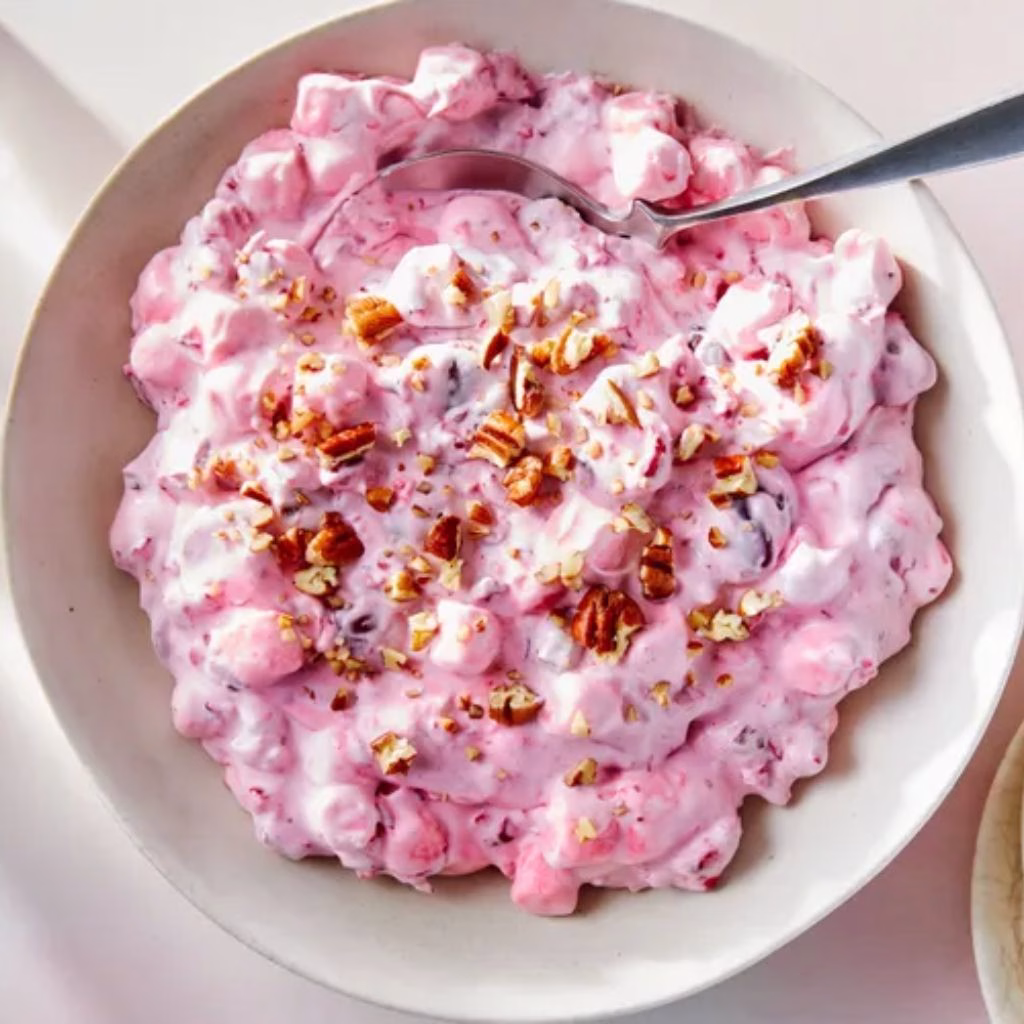 Fresh Cranberry Fluff Salad
