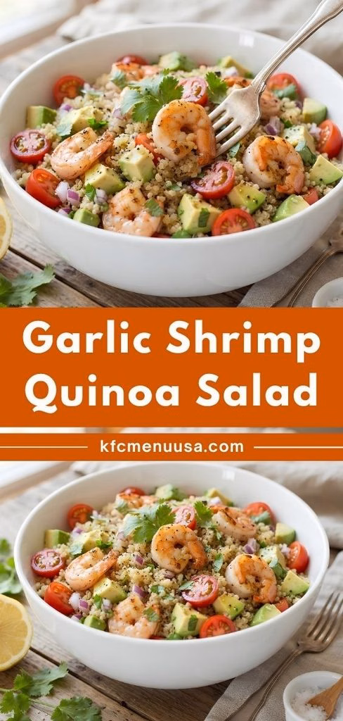 Garlic Shrimp Quinoa Salad Recipe
