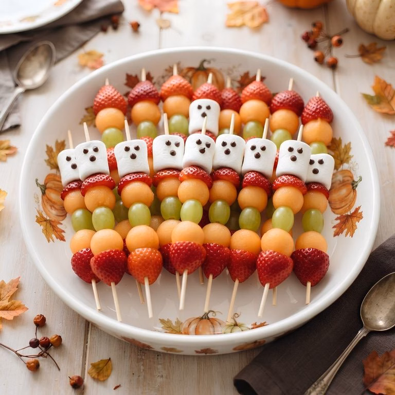 Ghost Fruit Skewers Recipe