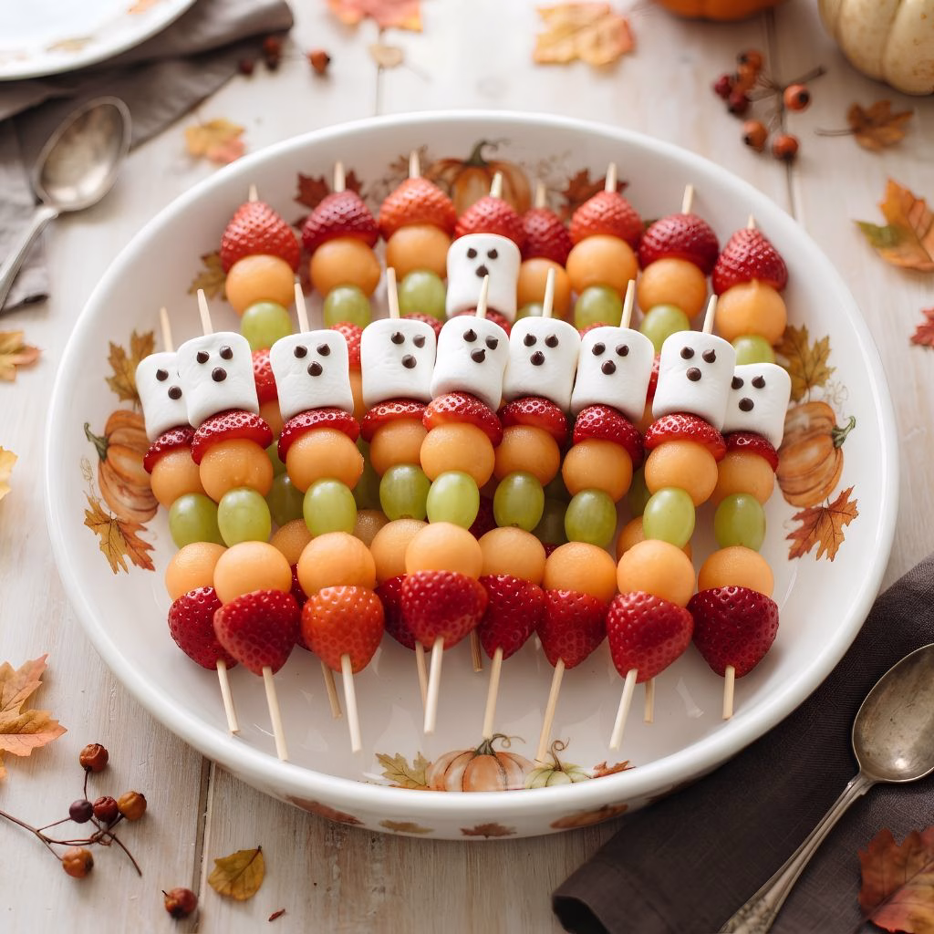 Ghost Fruit Skewers Recipe