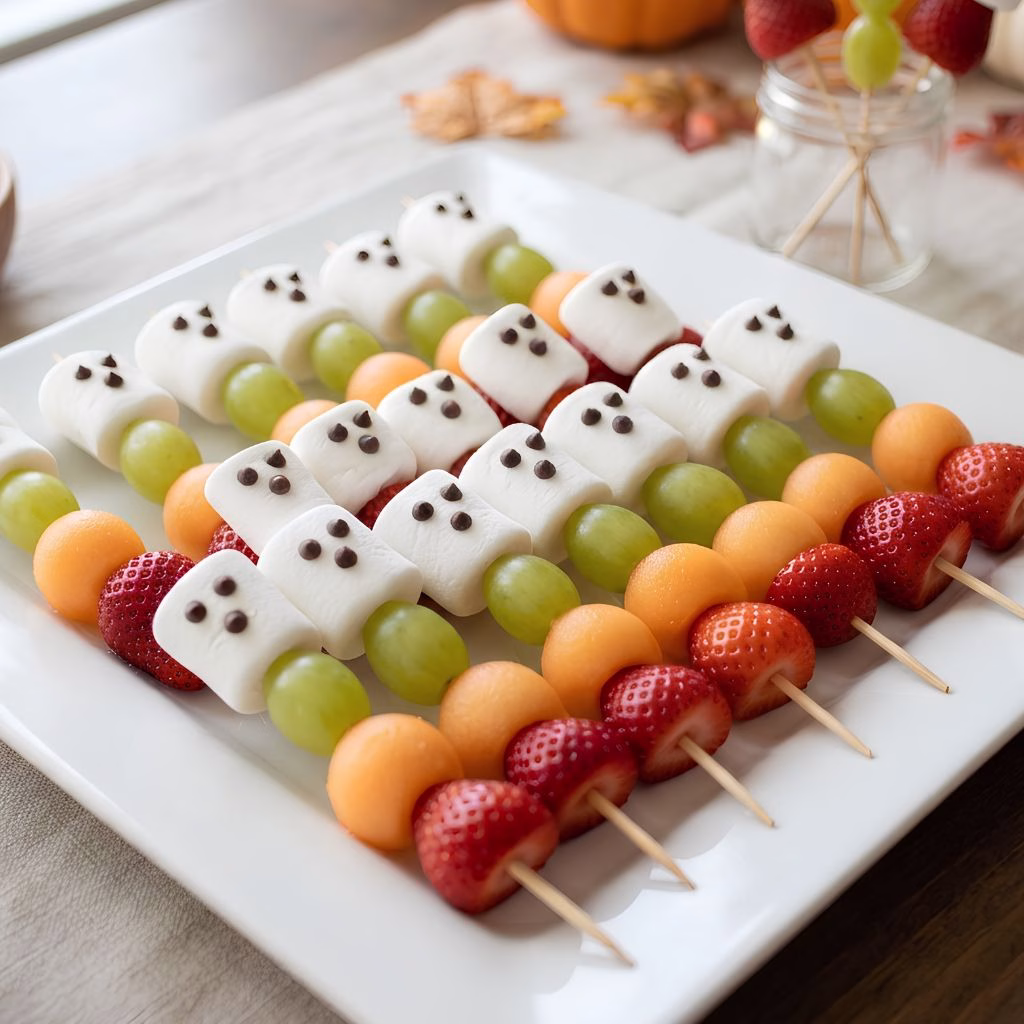 Ghost Fruit Skewers Recipe