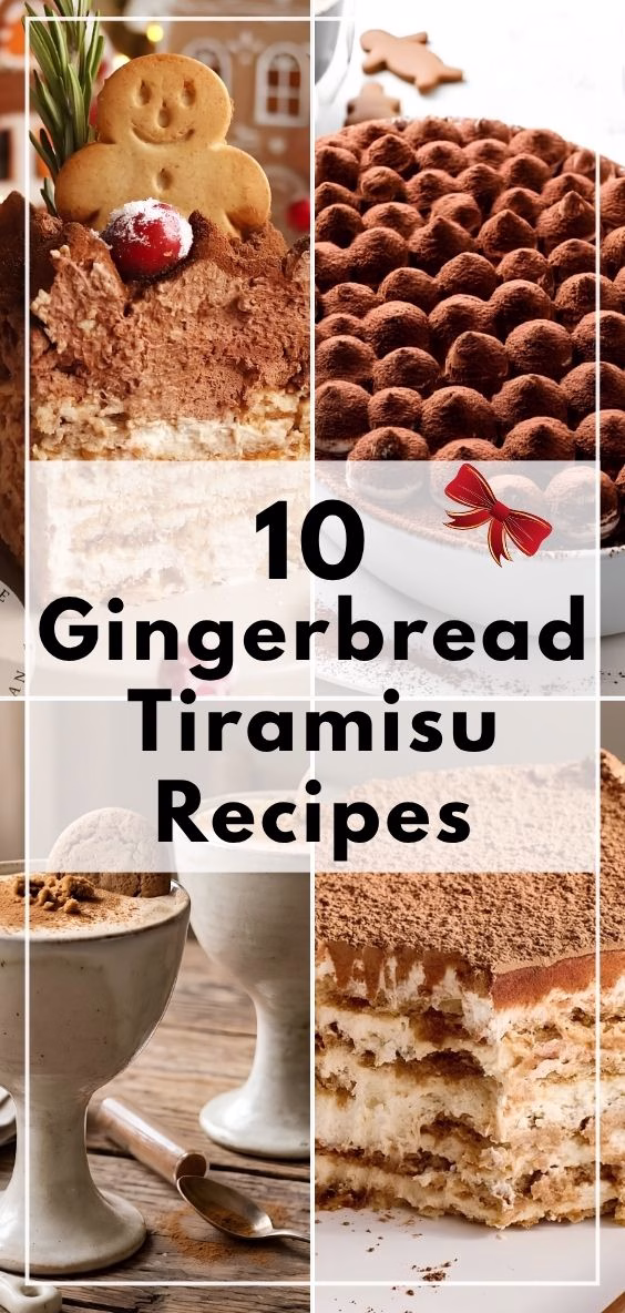 Gingerbread Tiramisu Recipes