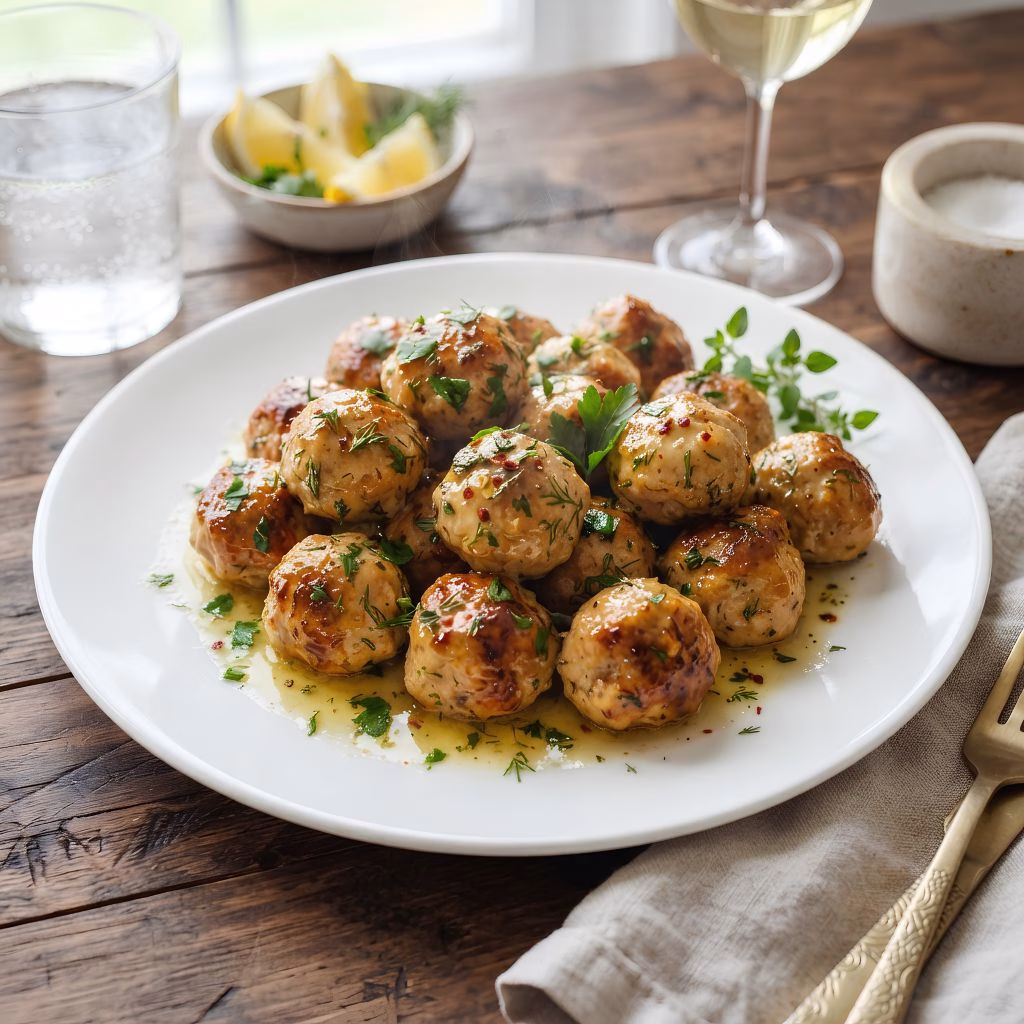 Ground Chicken Meatballs Recipe