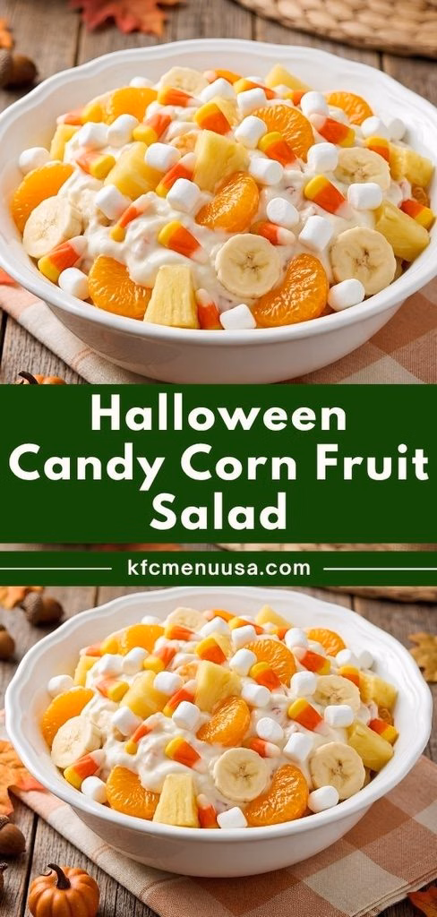 Halloween Candy Corn Fruit Salad Recipe