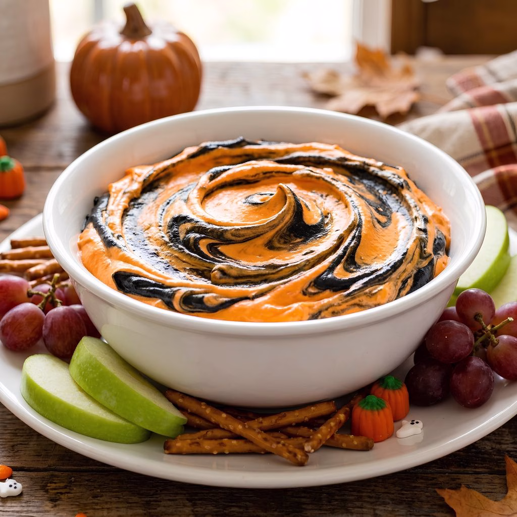 Halloween Cream Cheese Fruit Dip Recipe