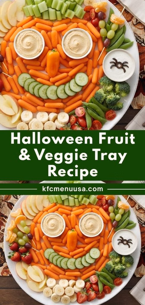 Halloween Fruit And Veggie Tray Recipe