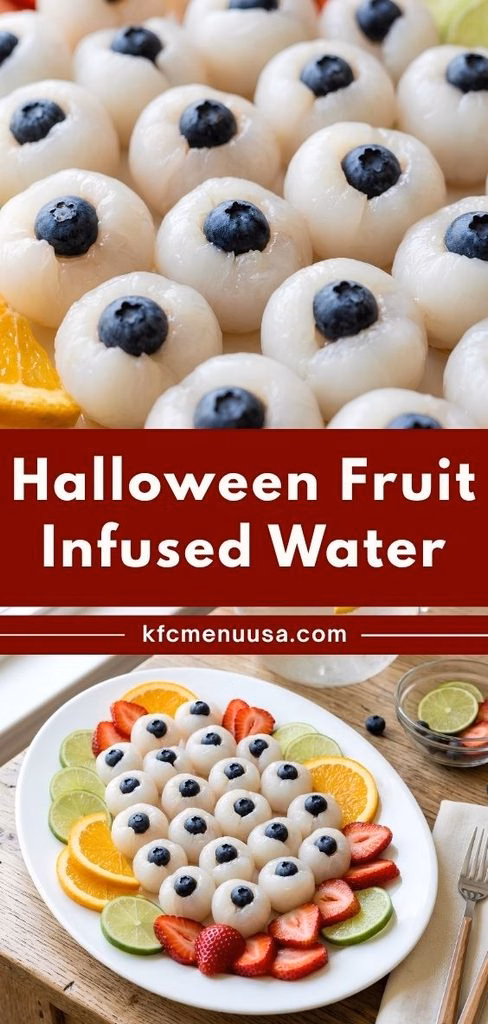 Halloween Fruit Infused Water Recipe