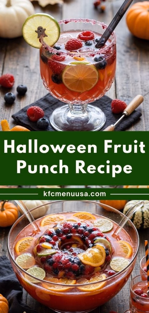 Halloween Fruit Punch Recipe