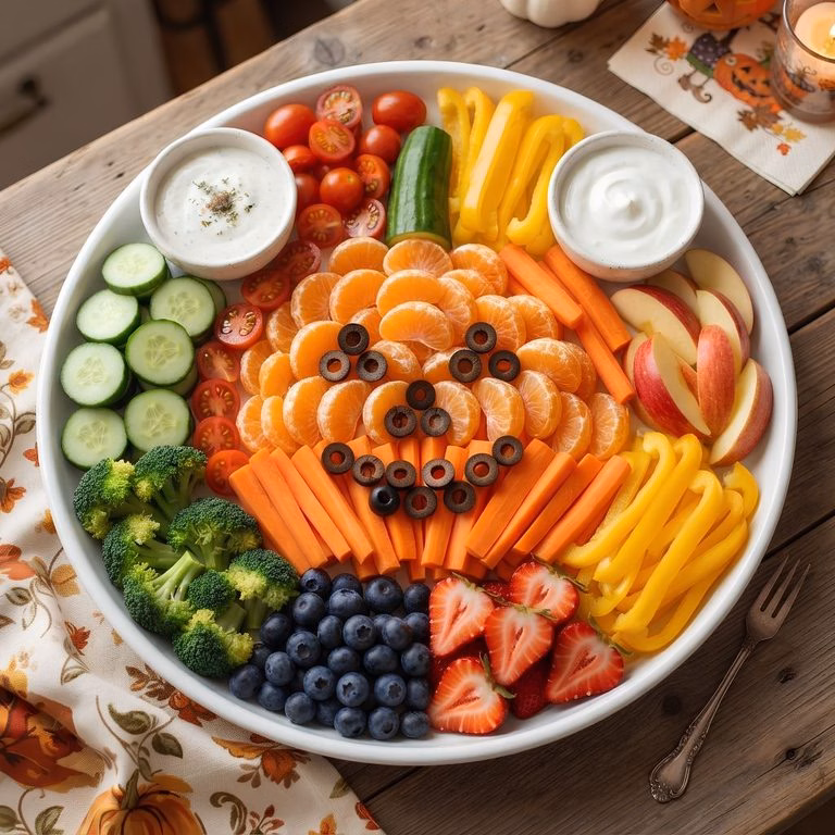 Halloween Fruit and Veggie Platter Recipe