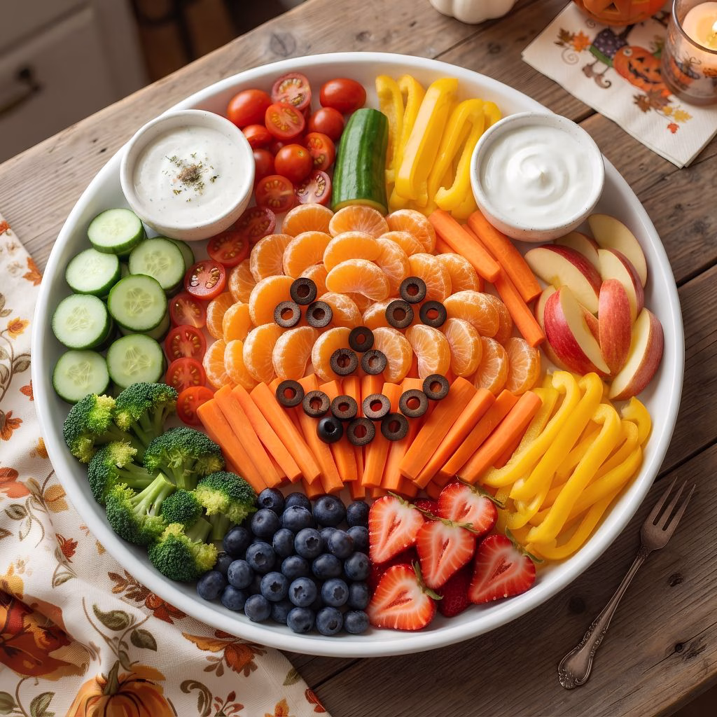 Halloween Fruit and Veggie Platter Recipe