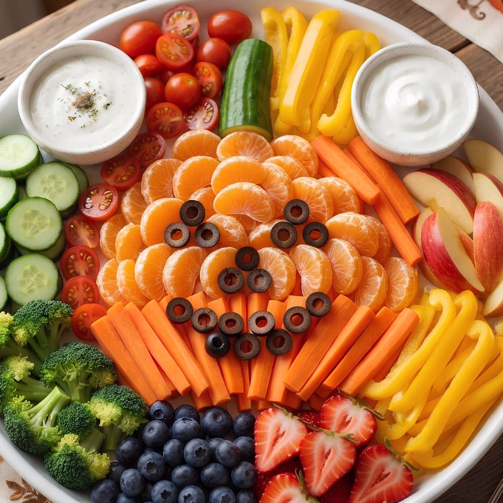 Halloween Fruit and Veggie Platter Recipe