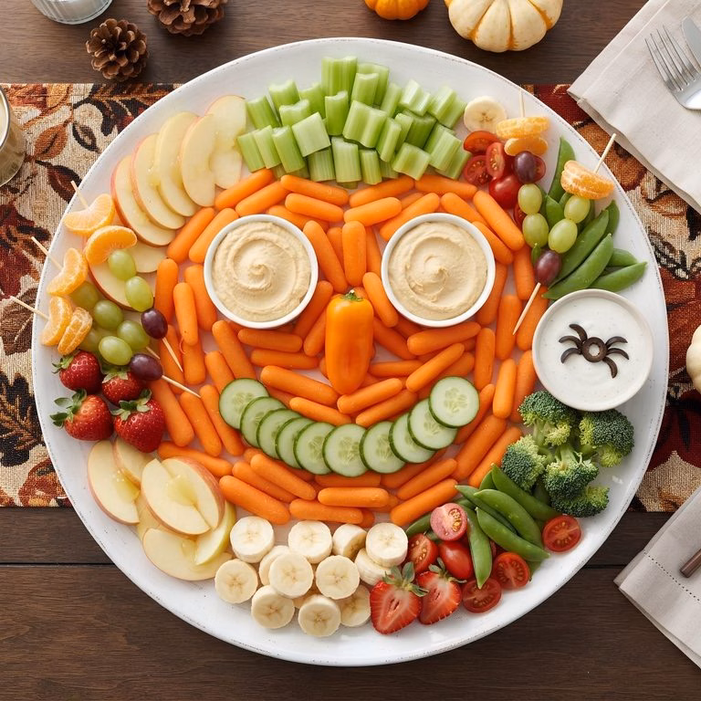 Halloween Fruit And Veggie Tray Recipe