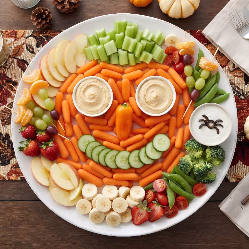 Halloween Fruit And Veggie Tray Recipe