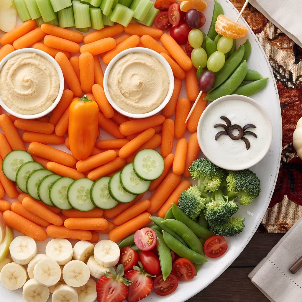 Halloween Fruit And Veggie Tray Recipe