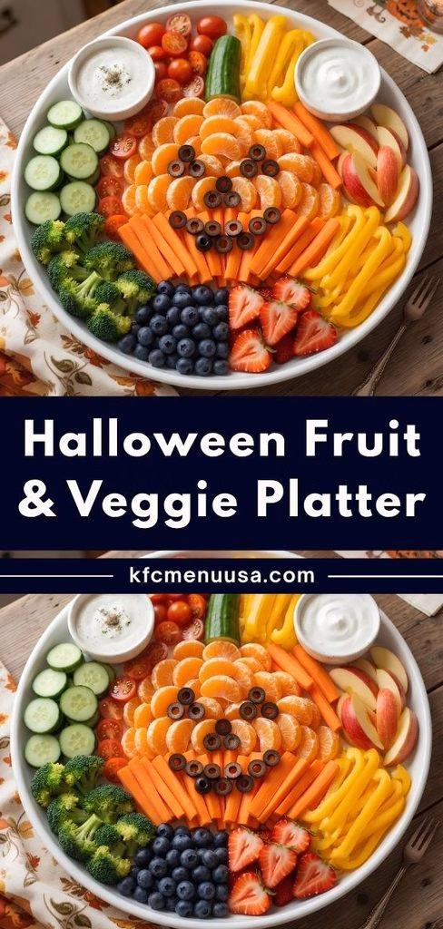 Halloween Fruit and Veggie Platter Recipe