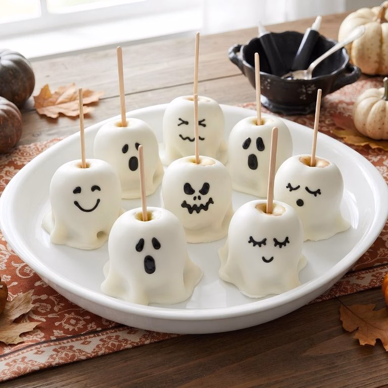 Halloween Ghost Apple Recipe