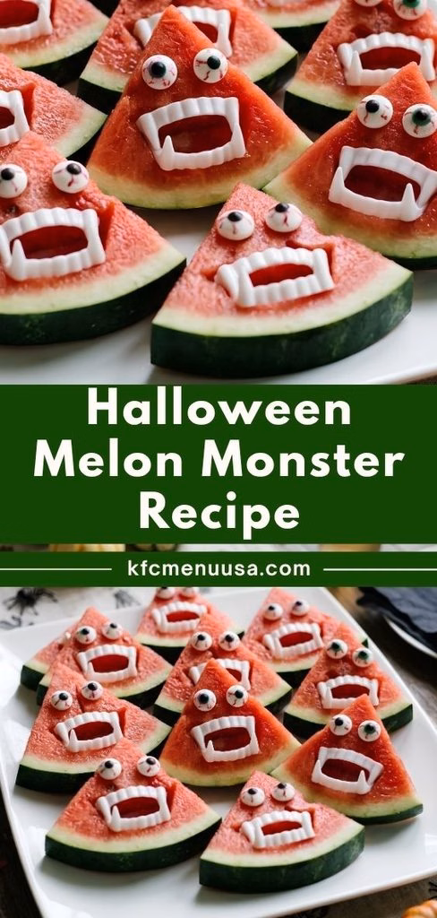 Halloween Melon Monster Recipe