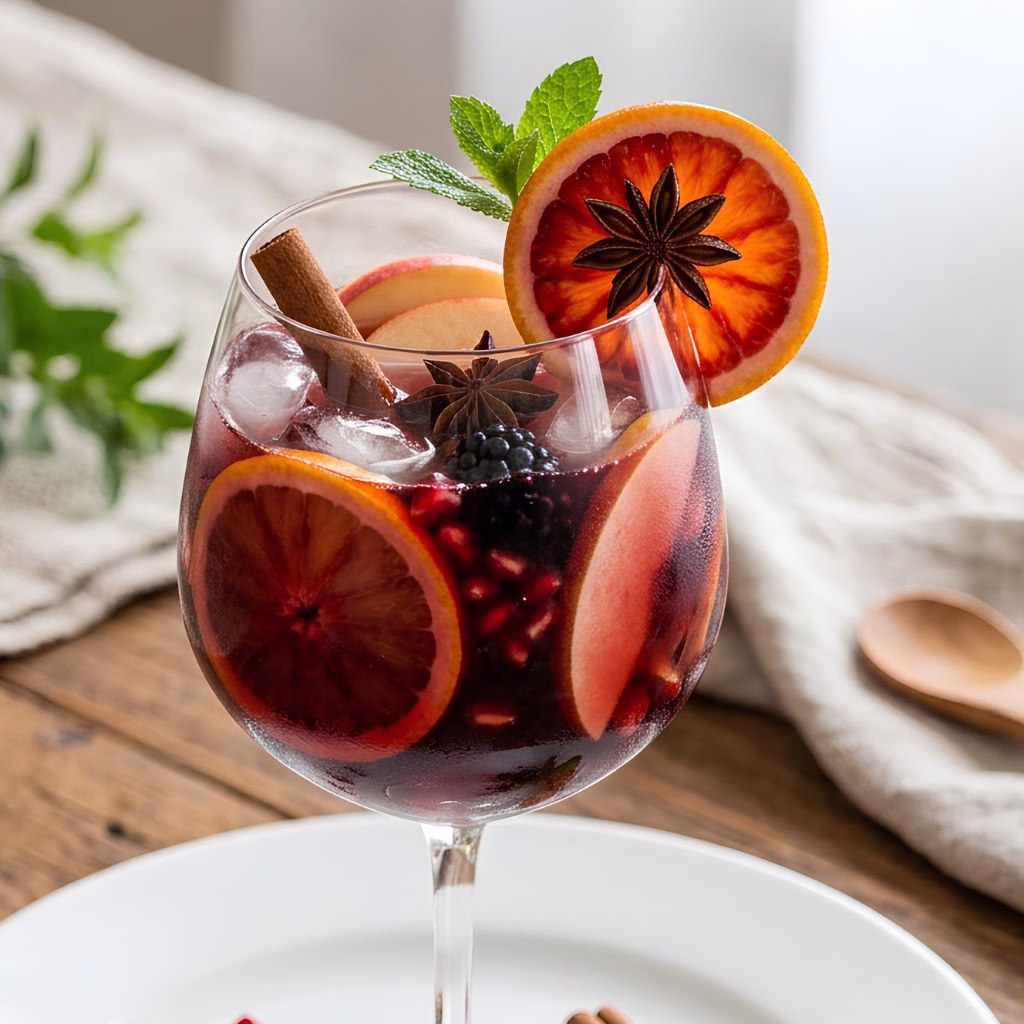 Halloween Sangria Fruit Recipe