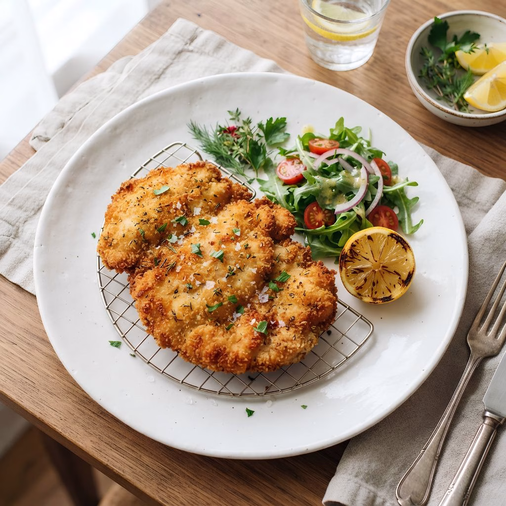 Herb-Crusted Chicken Cutlets Recipe
