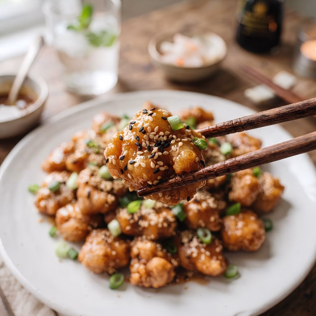 Honey Garlic Chicken Nuggets Recipe