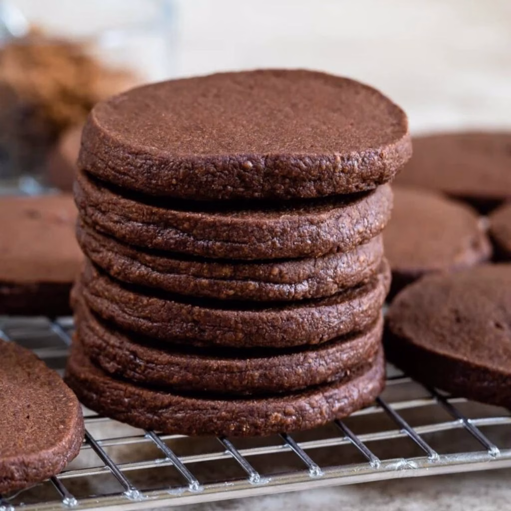 Hot Cocoa Shortbread Cookies