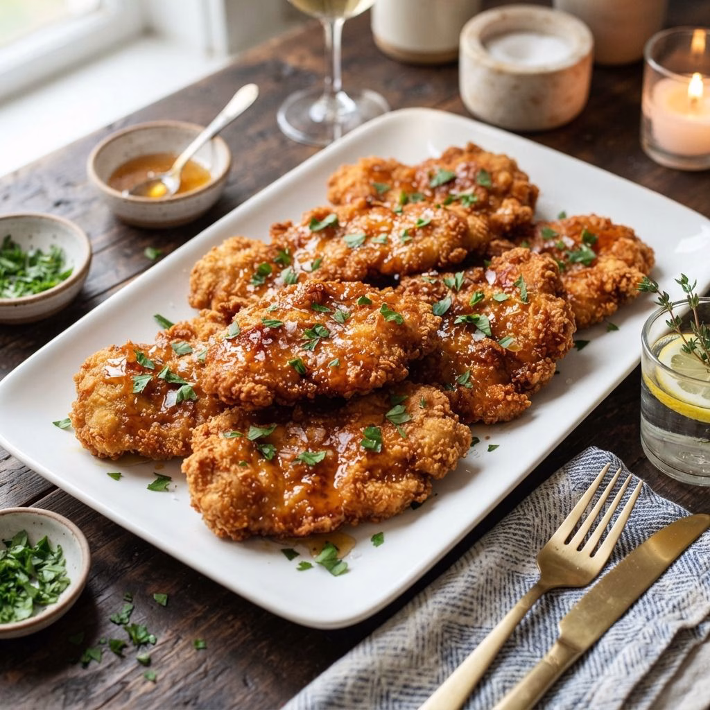 Hot Honey Chicken Cutlets Recipe