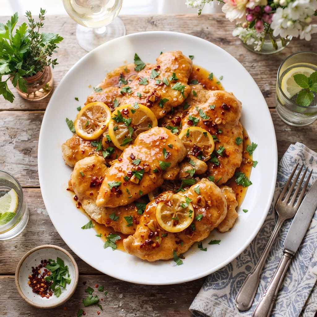 Hot Honey Lemon Chicken Recipe