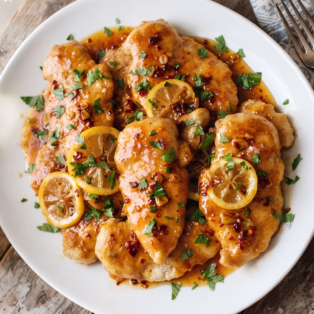 Hot Honey Lemon Chicken Recipe